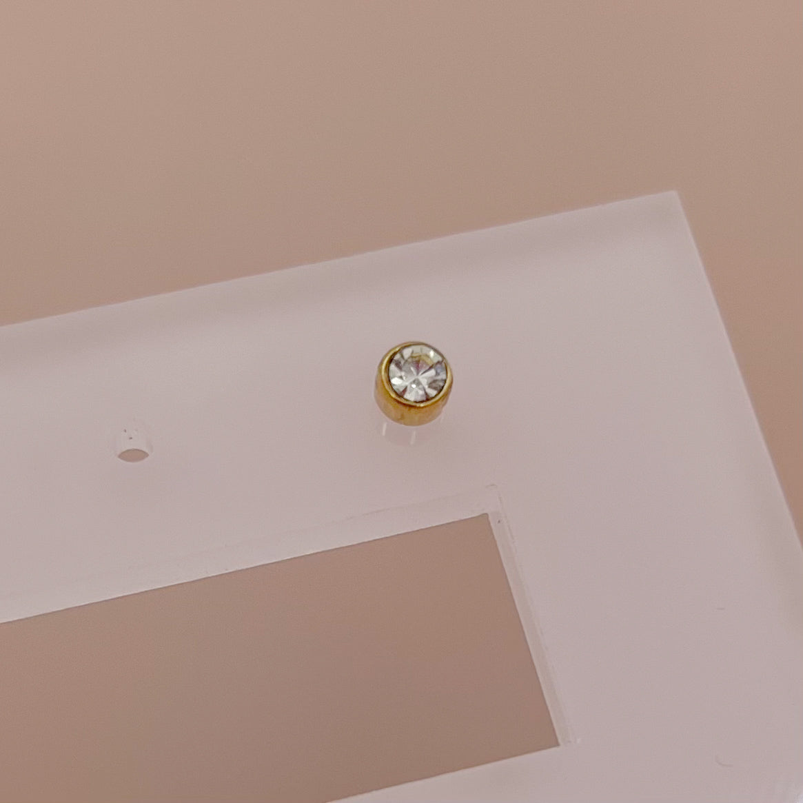 PIERCING CRISTAL CÁPSULA