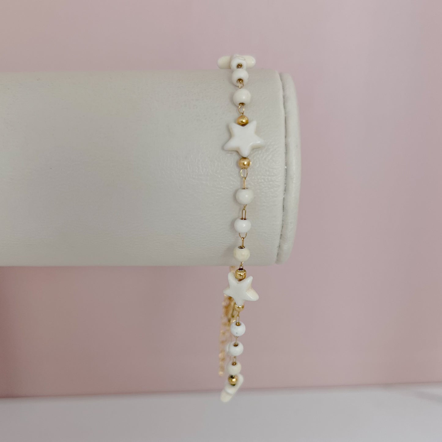 BRAZALETE ESTRELLAS BLANCAS