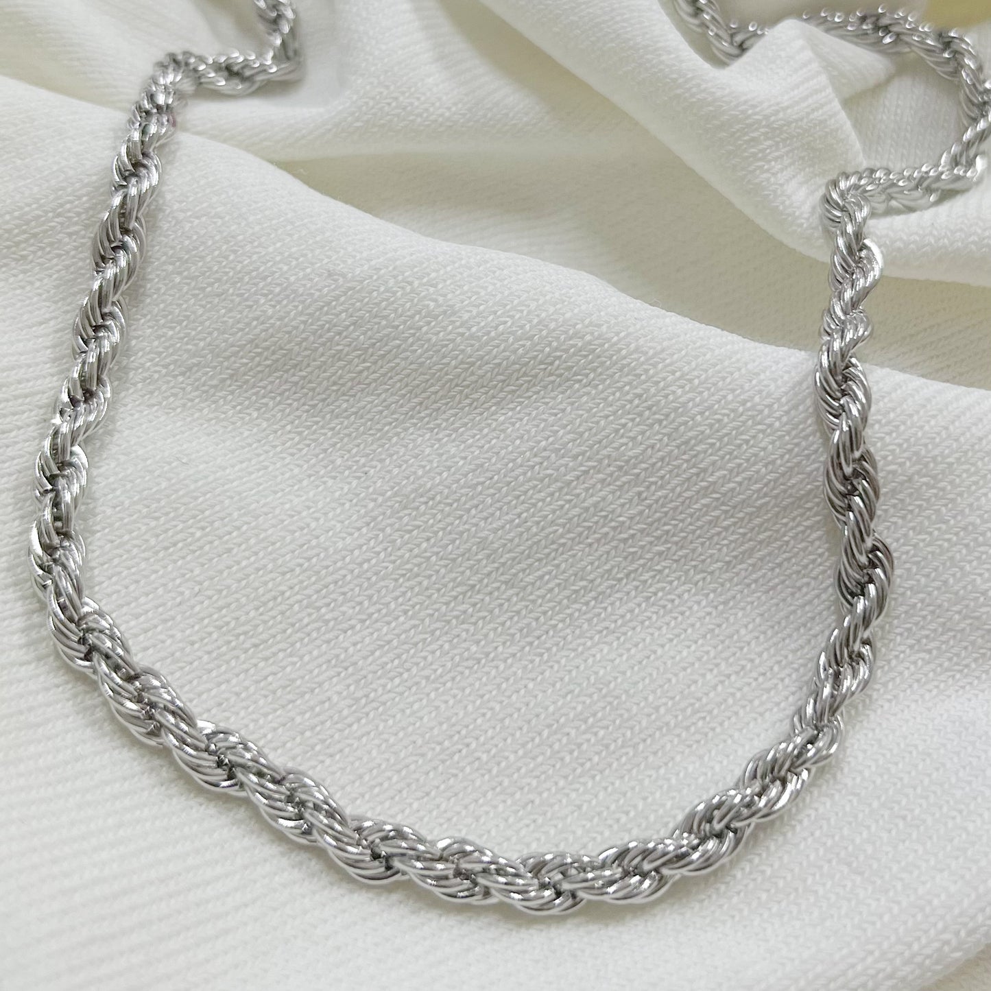 Collar torsal plateado