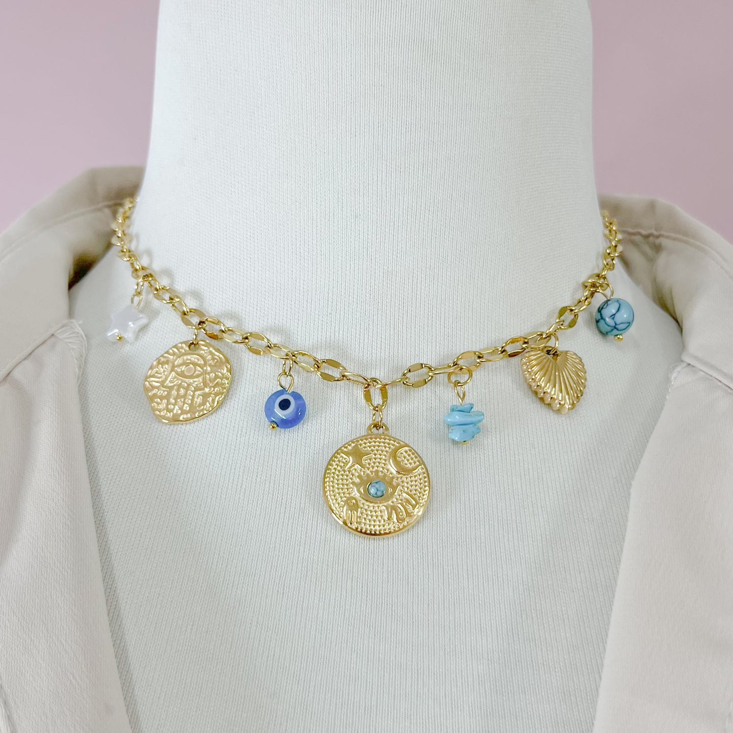 COLLAR DIJES AZUL
