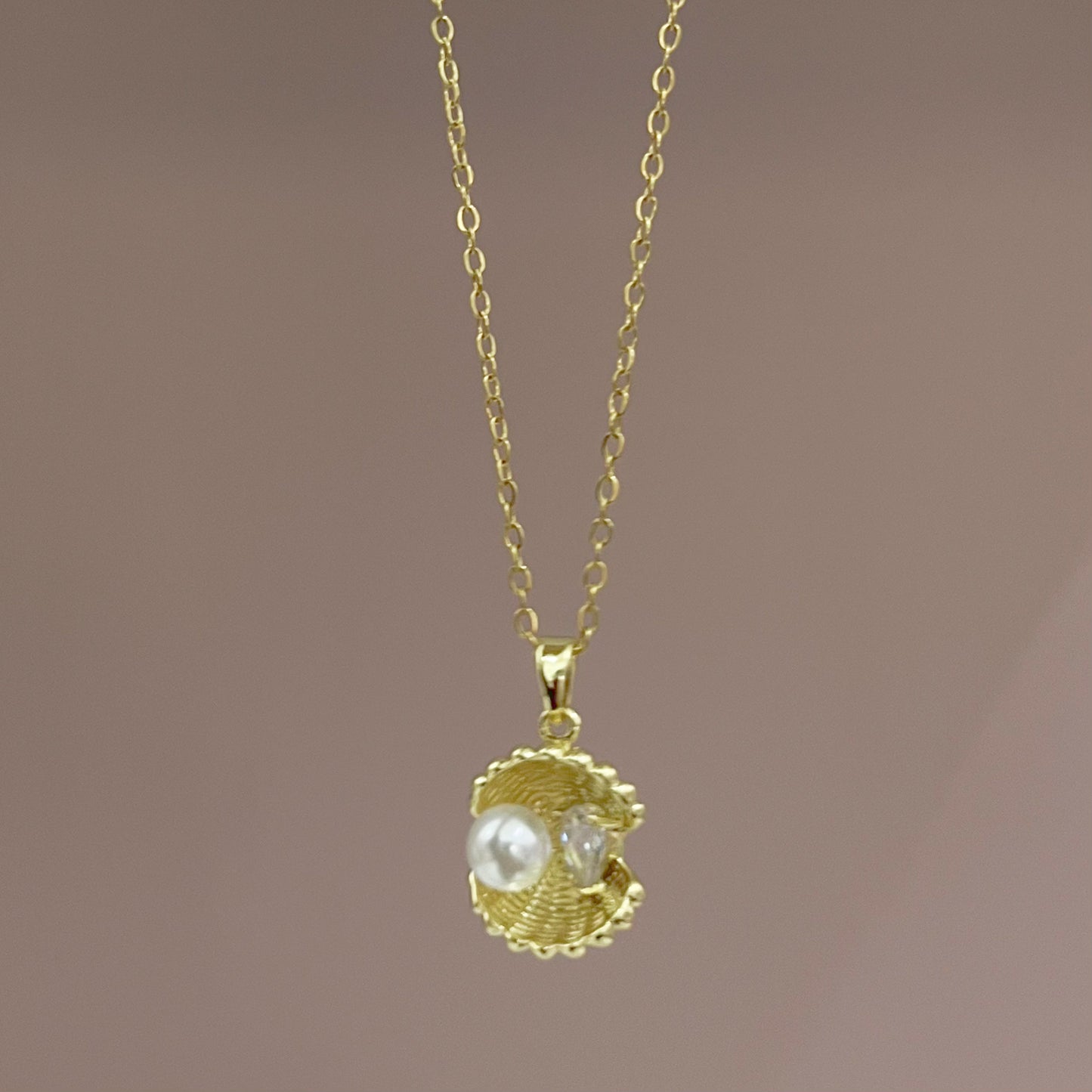 COLLAR CONCHA PERLA