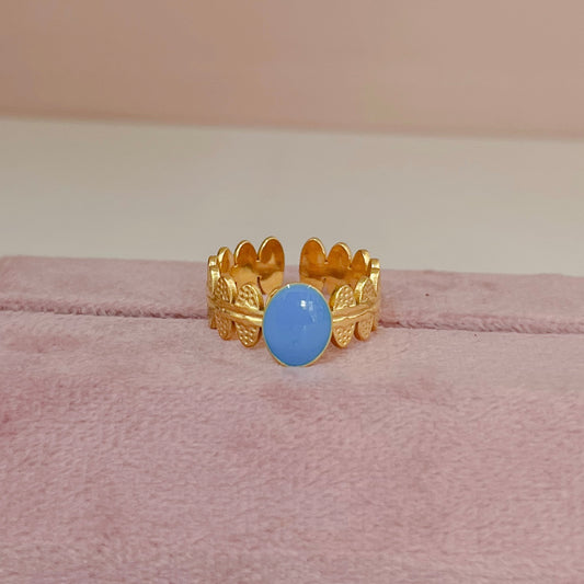 ANILLO CENTRO AZUL