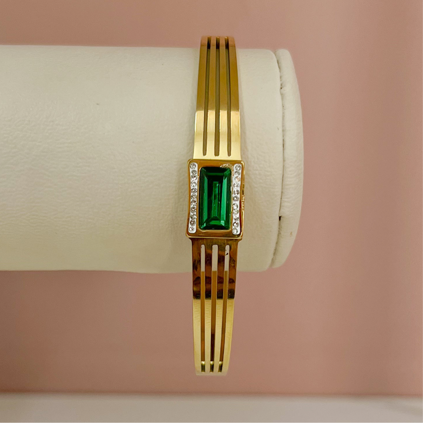 BRAZALETE CRISTAL VERDE