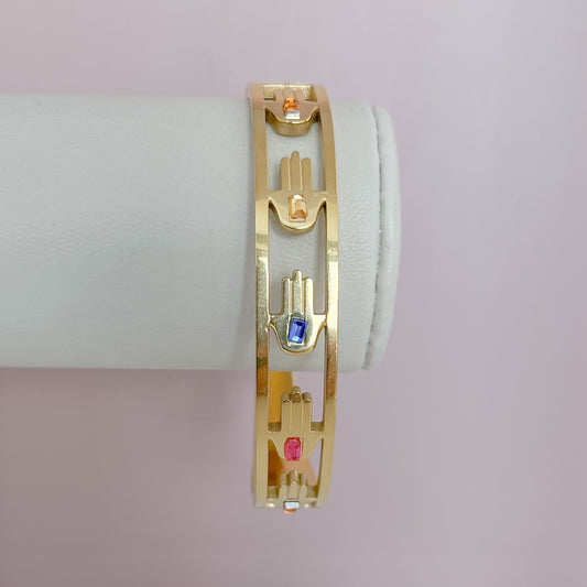 BRAZALETE MANO FATIMA COLORES