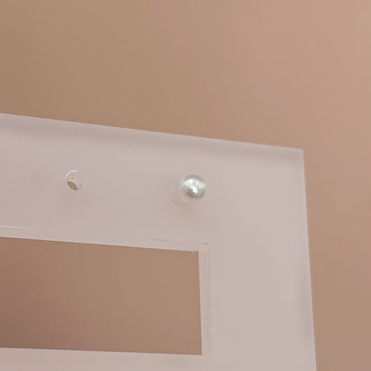PIERCING PERLA/ PLATEADO