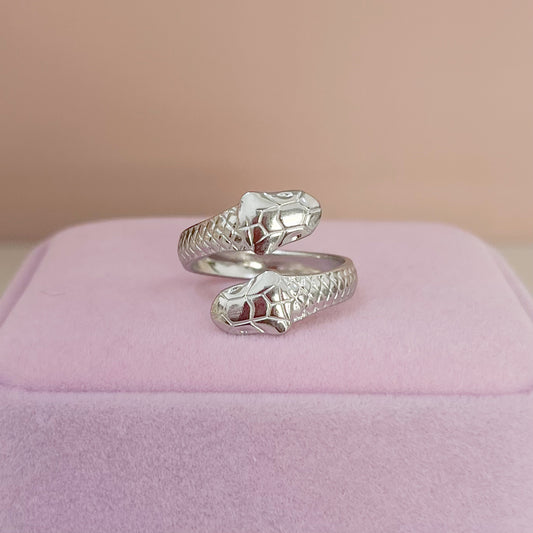 ANILLO SERPIENTE PLANA
