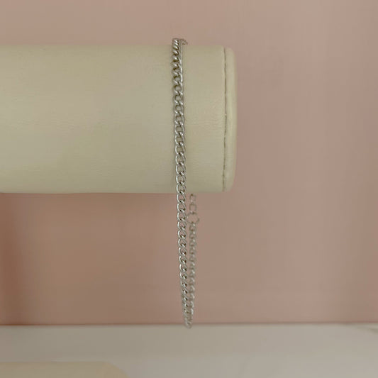 BRAZALETE CADENA PLATEADA