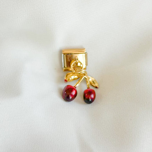 Charm cereza colgante vino