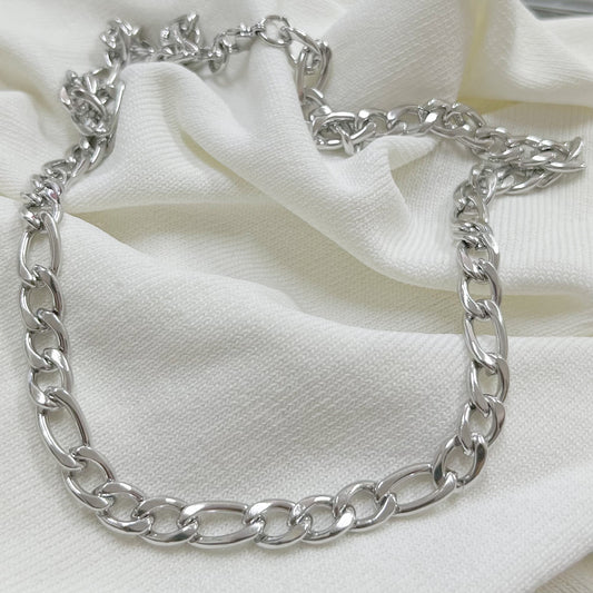 Collar Eslabones plateado