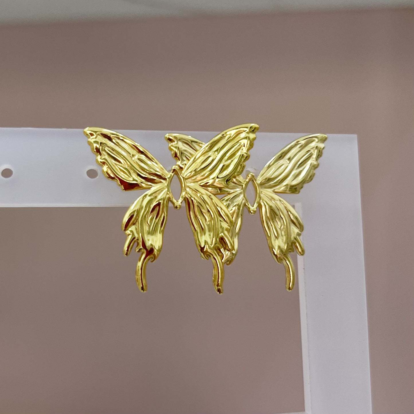 Aretes mariposa