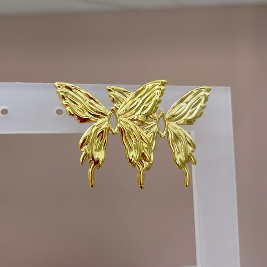 Aretes mariposa