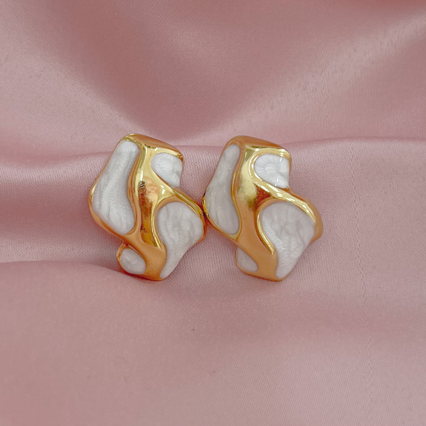 ARETES MÁRMOL BLANCO