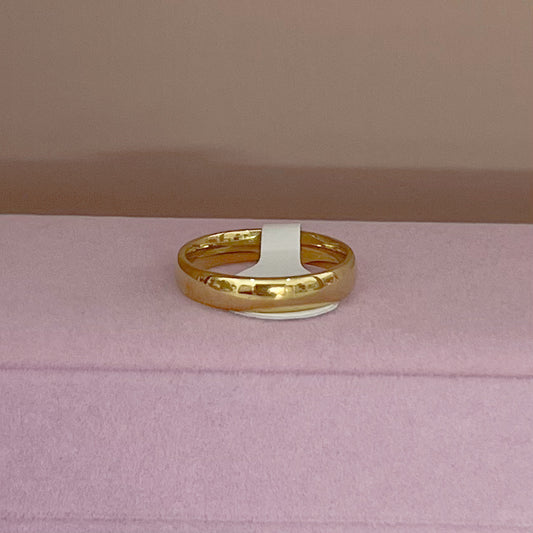 ANILLO LISO DORADO