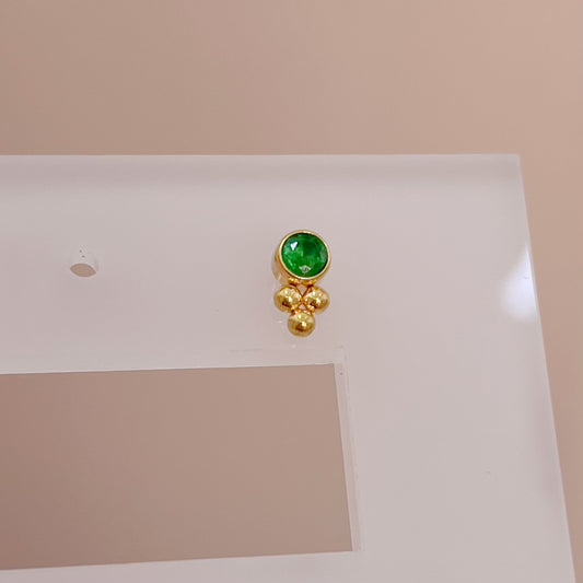 PIERCING FIGURA VERDE