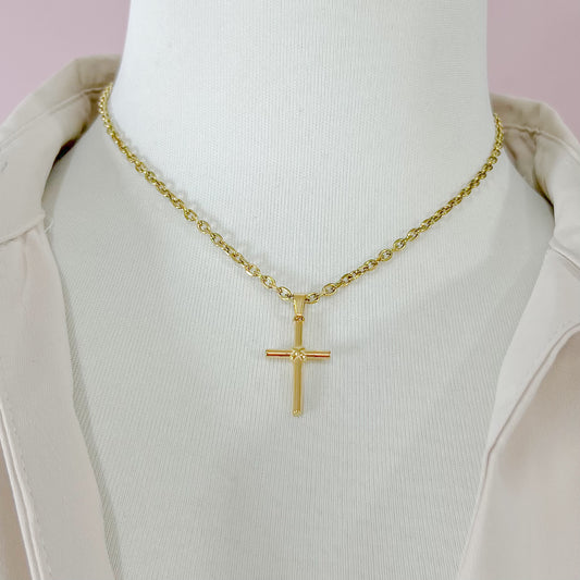 COLLAR CRUZ NUDO