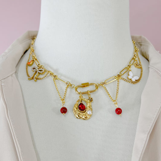 COLLAR DIJES ROJO