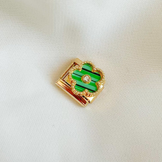 Charm flor verde