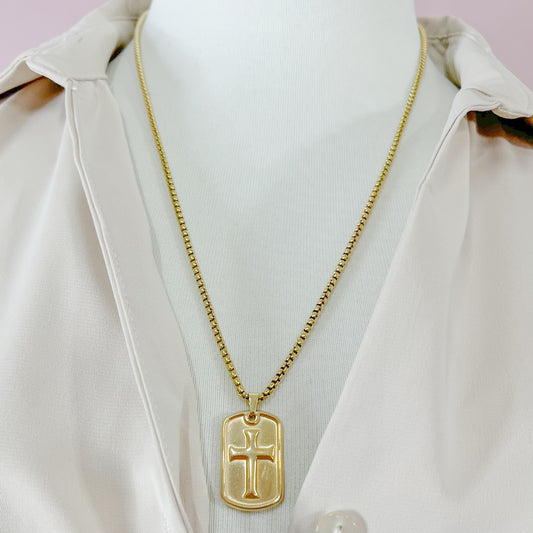 COLLAR MEDALLA CRUz