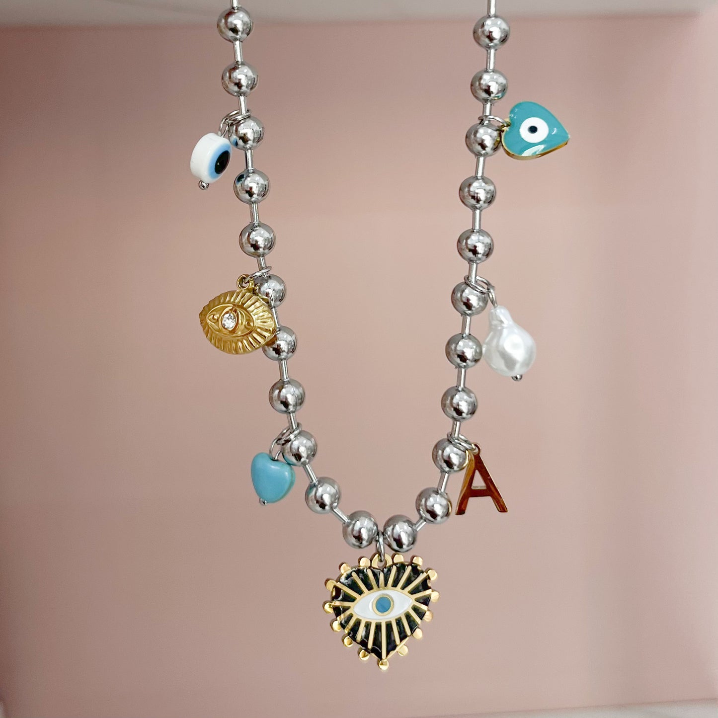 COLLAR DIJES PLATEADO