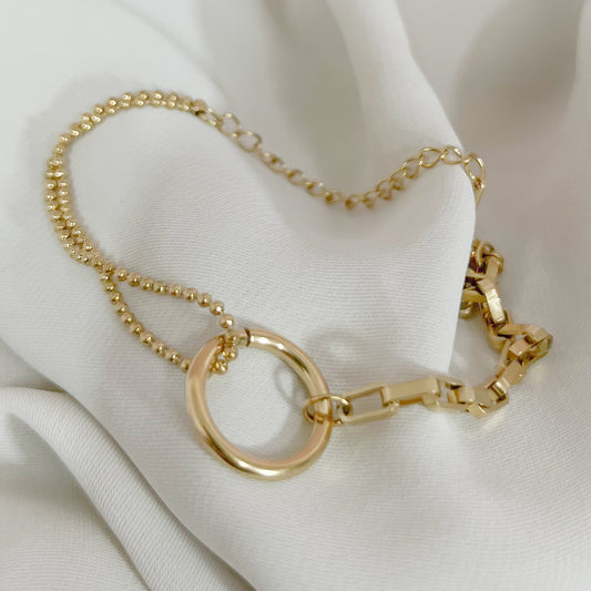 PULSERA CÍRCULO CADENAS