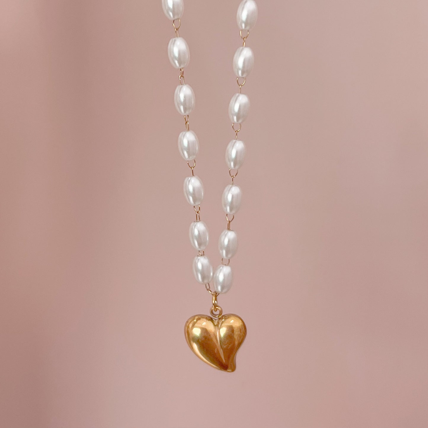 COLLAR PERLAS CORAZÓN