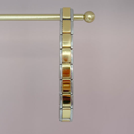 BRAZALETE ITALIANO BICOLOR