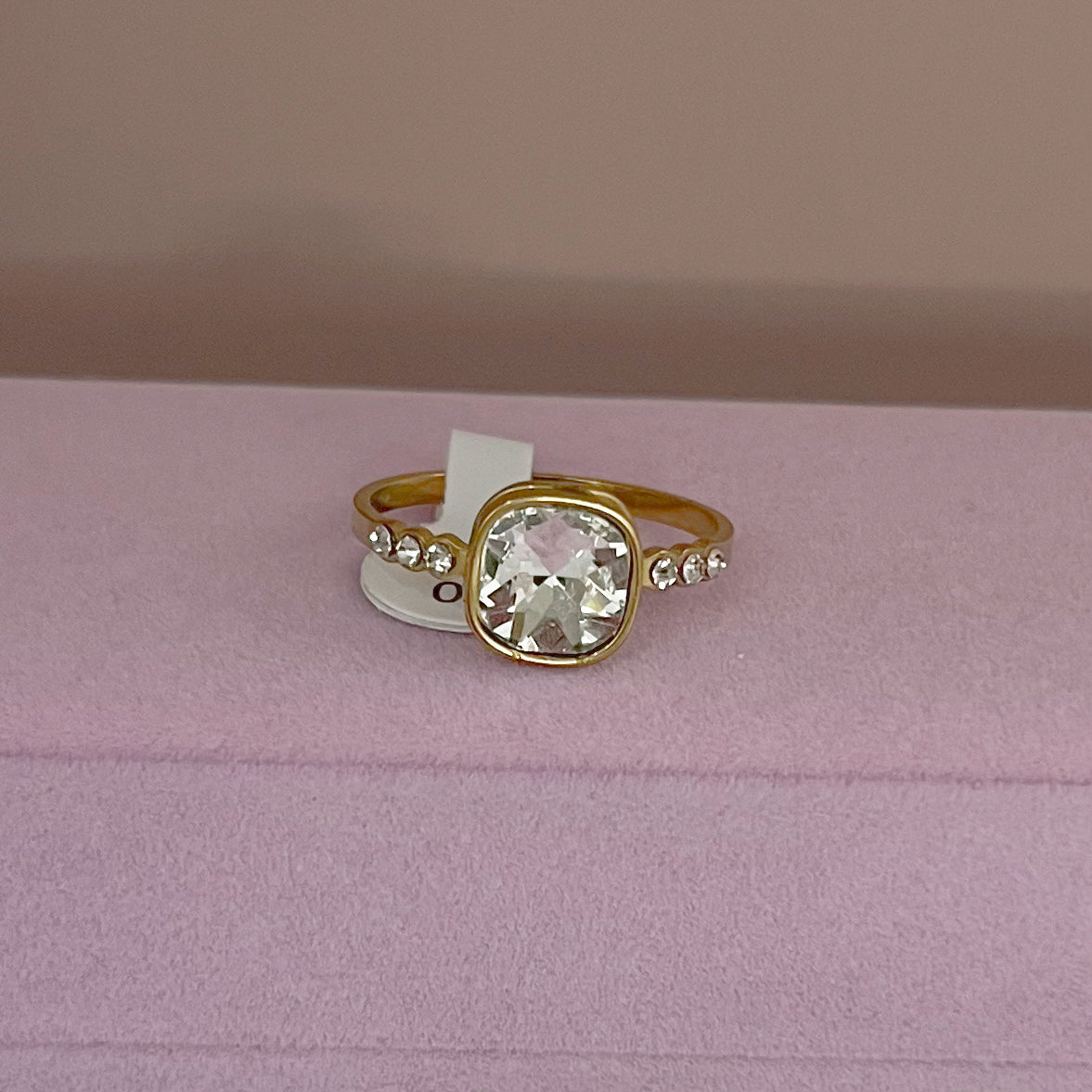 ANILLO ZIRCONIA CUADRADa