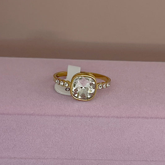 ANILLO ZIRCONIA CUADRADa