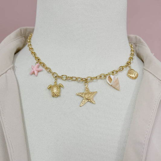 COLLAR MAR ROSA