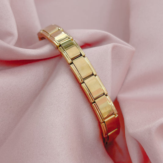 BRAZALETE ITALIANO DORADO
