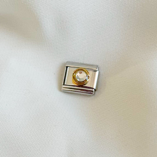 Charm cristal blanco