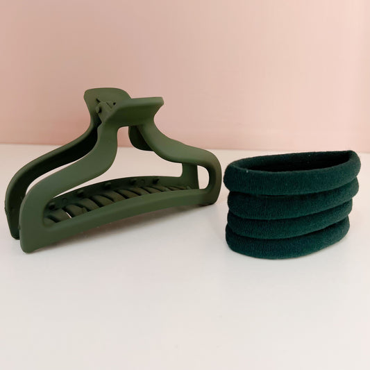 PINZA + 4 LIGAS VERDE
